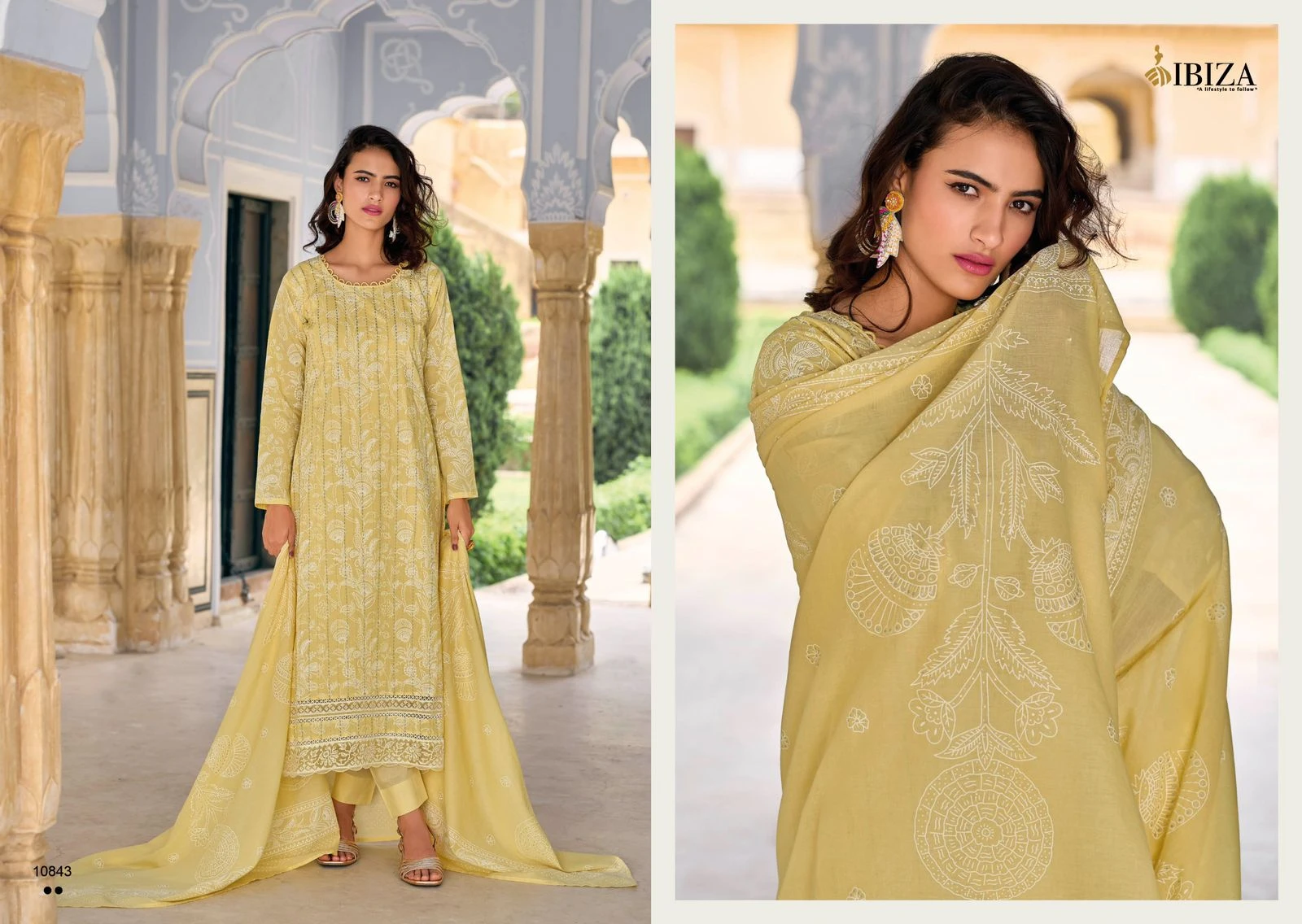 Ibiza Simayaa Pure Lawn Cotton Wholesale Fancy Salwar Suit Catalog — Wholesale Salwar Suits, Ibiza wholesale from Surat - Gallery Image 6